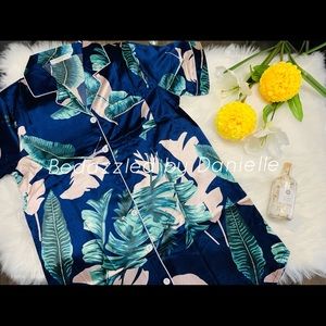 Women’s Sleepshirt with button down design